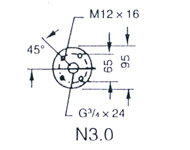 2BV��ˮ�h(hu��n)ʽ��ձõİ��b�ߴ�